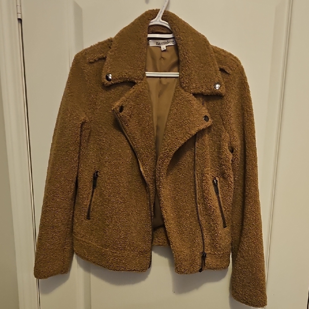 Nameless Tan Teddy Jacket